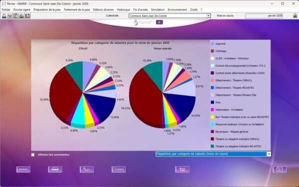 Interface du logiciel Parme _ Cosoluce