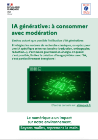 affichette IA generative