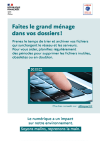 affichette nettoyage fichiers