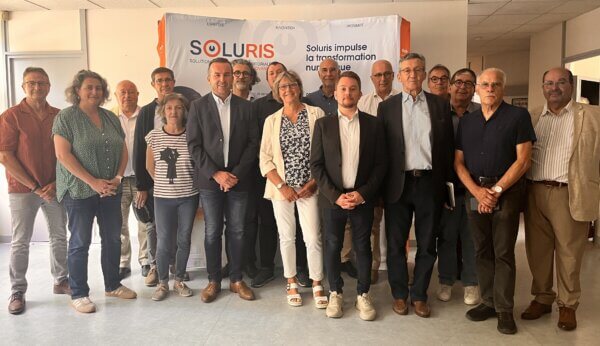 photo de groupe des membres du Bureau de Soluris